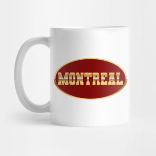 Gold Montreal Mug